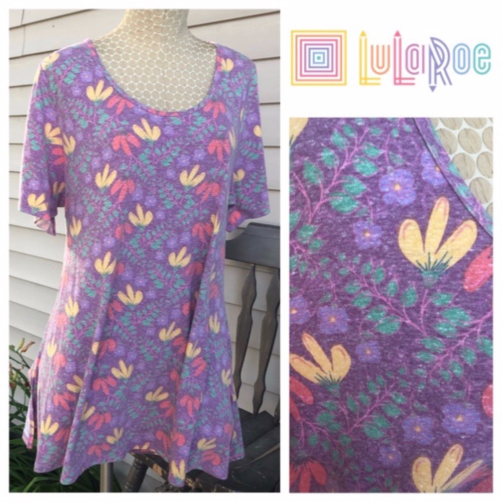 ♦️2/$30 Floral LuLaRoe Perfect T